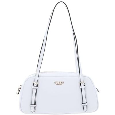Guess CERELIA SHOULDER SATCHEL Women WHITE Size One Size - Publicité Guess CERELIA SHOULDER SATCHEL Women WHITE Size One Size - Publicité