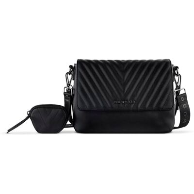 bugatti Sira sac à bandoulière S pour femmes élégant avec chaîne, noir - Publicité bugatti Sira sac à bandoulière S pour femmes élégant avec chaîne, noir - Publicité