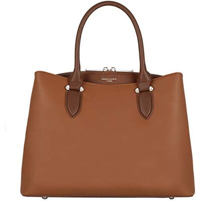 David Jones Sac à Main Femme Elégant Cabas Fourre-Tout Cuir PU Porté Epaule Bandoulière Tote Shopper Taille Moyenne 3 Compartiments Plusieurs Poches Mode Ville Travail Tendance Chic Marron - Publicité David Jones Sac à Main Femme Elégant Cabas Fourre-Tout Cuir PU Porté Epaule Bandoulière Tote Shopper Taille Moyenne 3 Compartiments Plusieurs Poches Mode Ville Travail Tendance Chic Marron - Publicité