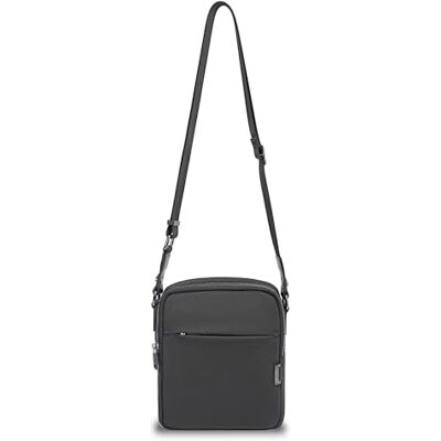 David Jones Sac porté travers Homme Sacoche Bandoulière Textile Taille Petite Ville Travail Pratique Sortie weekend Voyage - Publicité David Jones Sac porté travers Homme Sacoche Bandoulière Textile Taille Petite Ville Travail Pratique Sortie weekend Voyage - Publicité