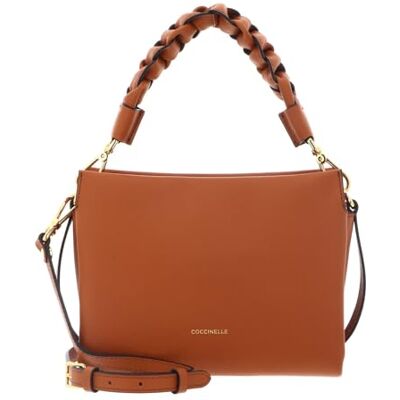 Coccinelle Cuir sac à épaule bandoulière Boheme Grana Double Crossbody Double Grainy Leather Crab/Jellyfish marron clair - Publicité Coccinelle Cuir sac à épaule bandoulière Boheme Grana Double Crossbody Double Grainy Leather Crab/Jellyfish marron clair - Publicité
