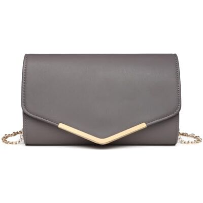 Miss Lulu Sac à Bandoulière Élégant avec Chaîne pour Femme Sac à Main de Soirée Parfait pour Noël, Mariages et Événements Spéciaux - Publicité Miss Lulu Sac à Bandoulière Élégant avec Chaîne pour Femme Sac à Main de Soirée Parfait pour Noël, Mariages et Événements Spéciaux - Publicité