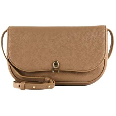 Coccinelle Cuir sac à épaule bandoulière sac de soirée Magie Mini Bag Skin marron clair - Publicité Coccinelle Cuir sac à épaule bandoulière sac de soirée Magie Mini Bag Skin marron clair - Publicité