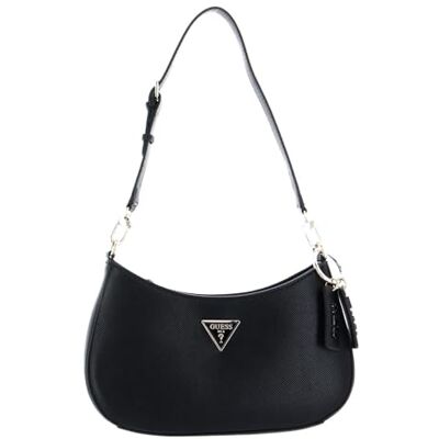 Guess HWZG7879180BLA NOELLE TOP ZIP SHOULDER BAG Women BLACK Size One Size - Publicité Guess HWZG7879180BLA NOELLE TOP ZIP SHOULDER BAG Women BLACK Size One Size - Publicité
