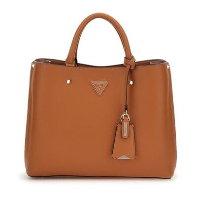 Guess sac à épaule Meridian II Girlfriend Satchel Cognac brun - Publicité Guess sac à épaule Meridian II Girlfriend Satchel Cognac brun - Publicité