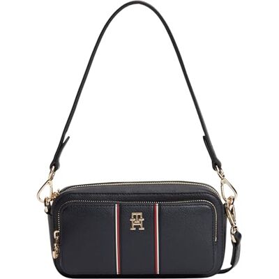 Tommy Hilfiger Women's Th Daily Camera Bag Corp AW0AW18640 Crossover Bleu (Space Blue), taille unique - Publicité Tommy Hilfiger Women's Th Daily Camera Bag Corp AW0AW18640 Crossover Bleu (Space Blue), taille unique - Publicité