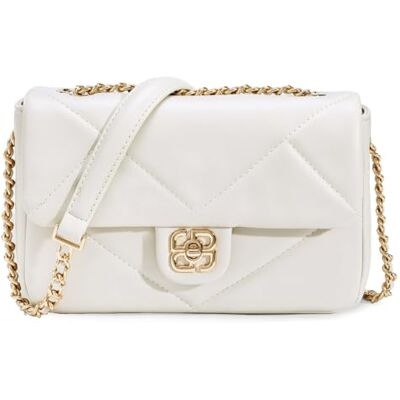 David Jones Petit Sac Bandoulière Femme Sac à Main Porté Epaule Simili Cuir PU Matelassé Pochette à Rabat Sacoche Besace Ville Soirée Shopping Téléphone Mode Elégant Tendance Chic Blanc - Publicité David Jones Petit Sac Bandoulière Femme Sac à Main Porté Epaule Simili Cuir PU Matelassé Pochette à Rabat Sacoche Besace Ville Soirée Shopping Téléphone Mode Elégant Tendance Chic Blanc - Publicité