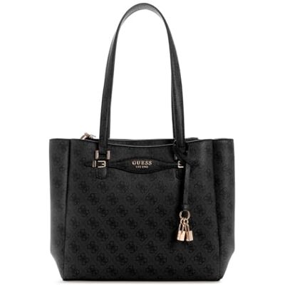 Guess Femme Katya Multi Compartment Tote Sac à Main, Logo Charbon, Taille Unique - Publicité Guess Femme Katya Multi Compartment Tote Sac à Main, Logo Charbon, Taille Unique - Publicité