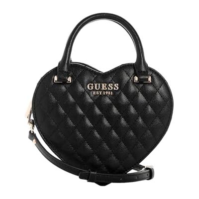 Guess Sac Atabey Heart pour femme, noir, taille unique - Publicité Guess Sac Atabey Heart pour femme, noir, taille unique - Publicité