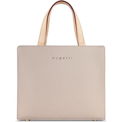 bugatti Ella Mini Tote Bag Sac de qualité supérieure en similicuir pour femmes en beige - Publicité bugatti Ella Mini Tote Bag Sac de qualité supérieure en similicuir pour femmes en beige - Publicité