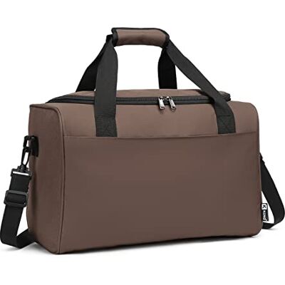 Kono Sac de Voyage Ryanair 40x20x25cm Léger Sac Cabine à Main avec Bandoulière 20L (Marron) - Publicité Kono Sac de Voyage Ryanair 40x20x25cm Léger Sac Cabine à Main avec Bandoulière 20L (Marron) - Publicité