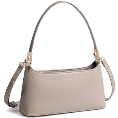 David Jones Sac Porté Epaule Femme Sac à Main Porté Sous Epaule Bras Bandoulière Similicuir PU Rigide Sac de Ville Mode Tendance Elegant pour Téléphone Portefeuille Marron Taupe - Publicité David Jones Sac Porté Epaule Femme Sac à Main Porté Sous Epaule Bras Bandoulière Similicuir PU Rigide Sac de Ville Mode Tendance Elegant pour Téléphone Portefeuille Marron Taupe - Publicité