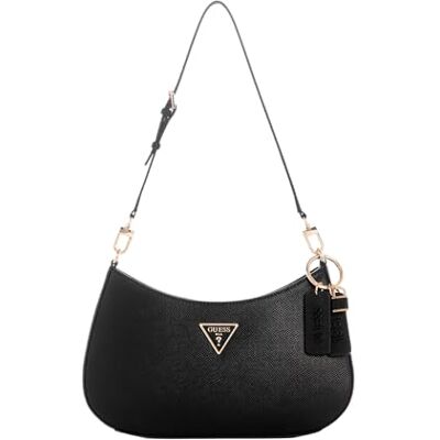 Guess HWZG7879180BLA NOELLE TOP ZIP SHOULDER BAG Women BLACK Size One Size - Publicité Guess HWZG7879180BLA NOELLE TOP ZIP SHOULDER BAG Women BLACK Size One Size - Publicité