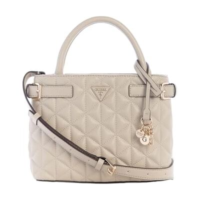 Guess sac à main sac à épaule bandoulière Paisleigh Small Satchel Light Taupe beige - Publicité Guess sac à main sac à épaule bandoulière Paisleigh Small Satchel Light Taupe beige - Publicité