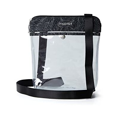 Baggallini, Bandoulière à poche transparente Femme, Midnight Blossom - Publicité Baggallini, Bandoulière à poche transparente Femme, Midnight Blossom - Publicité