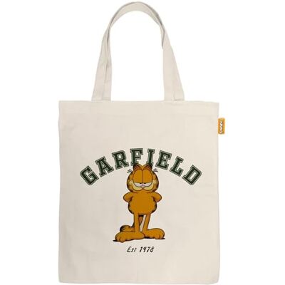 ARDITEX Sac Tote Bag en Coton 37x41cm Garfield avec la phrase “I Am Not Lazy I Am On Energy Saving Mode” Écologique et Réutilisable Licence Officielle Garfield - Publicité ARDITEX Sac Tote Bag en Coton 37x41cm Garfield avec la phrase “I Am Not Lazy I Am On Energy Saving Mode” Écologique et Réutilisable Licence Officielle Garfield - Publicité