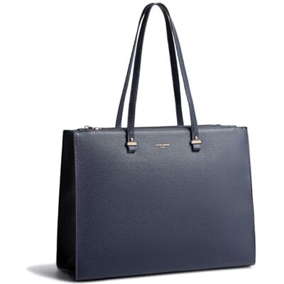 David Jones Sac à Main Cabas Fourre-Tout Femme Grande Taille XL Sac Porté Epaule Cours Lycée Travail Business Format A4 Sac Simili Cuir Shopper Anse Longue Sacoche Ordinateur Bleu - Publicité David Jones Sac à Main Cabas Fourre-Tout Femme Grande Taille XL Sac Porté Epaule Cours Lycée Travail Business Format A4 Sac Simili Cuir Shopper Anse Longue Sacoche Ordinateur Bleu - Publicité
