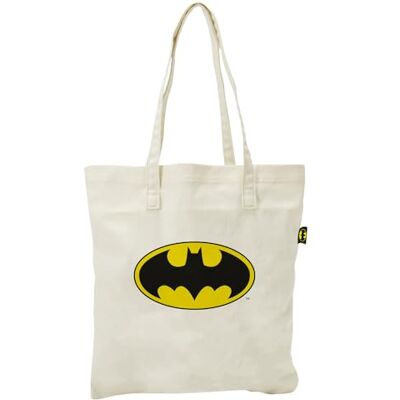 ARDITEX Sac Tote Bag en Coton 37x41cm Logo Classique Batman Jaune Écologique et Réutilisable Licence Officielle DC Comics - Publicité ARDITEX Sac Tote Bag en Coton 37x41cm Logo Classique Batman Jaune Écologique et Réutilisable Licence Officielle DC Comics - Publicité