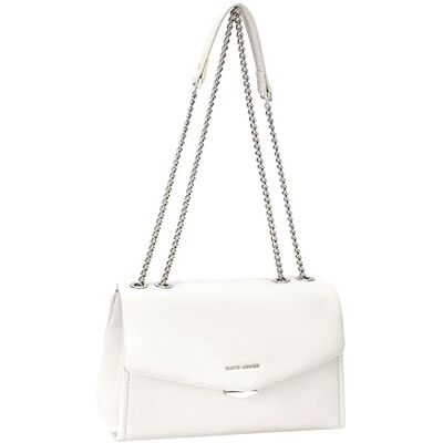 David Jones Sac porté épaule Ville porté travers Similicuir PU Chaîne Dorée Double Compartiment Taille Moyenne Pratique Chic Elégant Classique Urbain (COCONUT CREAM) - Publicité David Jones Sac porté épaule Ville porté travers Similicuir PU Chaîne Dorée Double Compartiment Taille Moyenne Pratique Chic Elégant Classique Urbain (COCONUT CREAM) - Publicité
