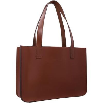 Gusti Leder Gusti Sac Agatha S à main en cuir Shopper Sac avec anses Cabas Marron cuir - Publicité Gusti Leder Gusti Sac Agatha S à main en cuir Shopper Sac avec anses Cabas Marron cuir - Publicité