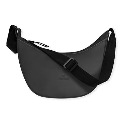 Johnny Urban Sac Bandoulière Femme & Homme Noir Rory Half Moon Bag Sac Banane avec Sangle Réglable Sacoche Demi Lune Imperméable - Publicité Johnny Urban Sac Bandoulière Femme & Homme Noir Rory Half Moon Bag Sac Banane avec Sangle Réglable Sacoche Demi Lune Imperméable - Publicité
