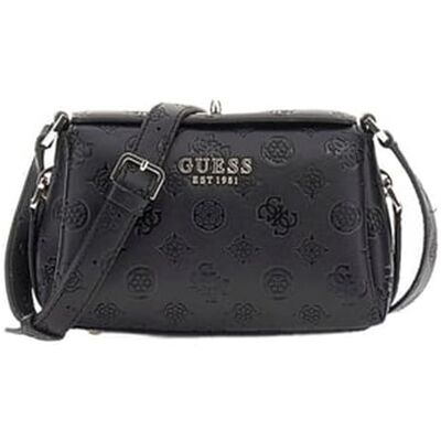 Guess Phoebe Mini Crossbody Bag, Bandoulière Femme, Logo Noir, Taille Unique - Publicité Guess Phoebe Mini Crossbody Bag, Bandoulière Femme, Logo Noir, Taille Unique - Publicité