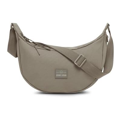 Johnny Urban Sac Bandoulière Femme & Homme Gris Ally Medium Half Moon Bag Sac Banane avec Sangle Réglable Sacoche Demi Lune Imperméable - Publicité Johnny Urban Sac Bandoulière Femme & Homme Gris Ally Medium Half Moon Bag Sac Banane avec Sangle Réglable Sacoche Demi Lune Imperméable - Publicité