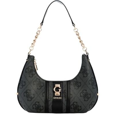 Guess sac à épaule Erenia Top Zip Shoulder Bag Coal Logo gris foncé - Publicité Guess sac à épaule Erenia Top Zip Shoulder Bag Coal Logo gris foncé - Publicité