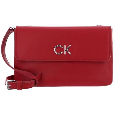 Calvin Klein Re-Lock Double Xbody With Flap Racing Red - Publicité Calvin Klein Re-Lock Double Xbody With Flap Racing Red - Publicité
