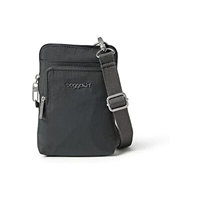 Baggallini Securtex Anti-Theft Activity Crossbody Bag, Bandoulière Femme, Charbon, Taille Unique - Publicité Baggallini Securtex Anti-Theft Activity Crossbody Bag, Bandoulière Femme, Charbon, Taille Unique - Publicité