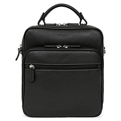 Hexagona Sacoche bandouliere cuir Ref 33912 Noir 2 - Publicité Hexagona Sacoche bandouliere cuir Ref 33912 Noir 2 - Publicité