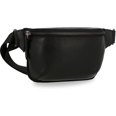 Gusti Leder Gusti Sac Norell Banane Sacoche Ventrale Sac en Cuir Noir Cuir - Publicité Gusti Leder Gusti Sac Norell Banane Sacoche Ventrale Sac en Cuir Noir Cuir - Publicité