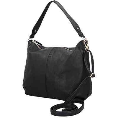 Gusti Leder Gusti Shopper Hannah Sac à main à bandoulière pour femme en cuir, Noir , 17.72 x 11.81 x 11.81 inches, Rétro - Publicité Gusti Leder Gusti Shopper Hannah Sac à main à bandoulière pour femme en cuir, Noir , 17.72 x 11.81 x 11.81 inches, Rétro - Publicité