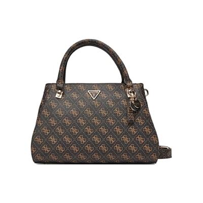 Guess Noelle II Luxury Satchel Bag Brown Logo - Publicité Guess Noelle II Luxury Satchel Bag Brown Logo - Publicité
