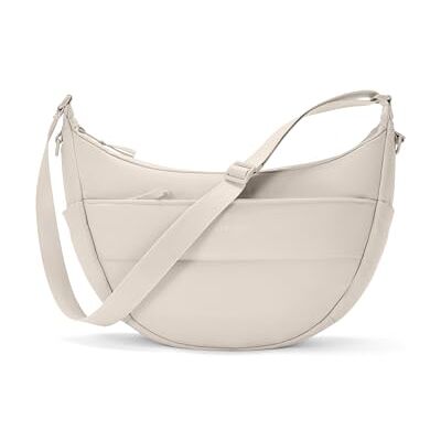 LARKSON Crossbody Bag Femmes & Hommes Emma Sac à Bandoulière Rembourré en Forme de Demi-lune Sac à Épaule Semi-circulaire Puffy Half Moon Bag Hydrofuge - Publicité LARKSON Crossbody Bag Femmes & Hommes Emma Sac à Bandoulière Rembourré en Forme de Demi-lune Sac à Épaule Semi-circulaire Puffy Half Moon Bag Hydrofuge - Publicité