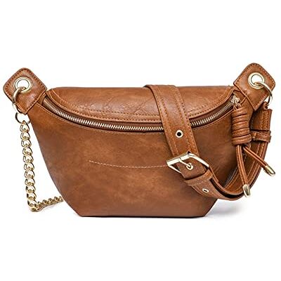 NICOLE & DORIS Petit Sac Bandoulière Femme Sac Banane Sac à Main Porté Epaule PU Cuir Sac D'épaule Retro Sac Cartable Chaine Sac Messager Crossbody Bag Marron - Publicité NICOLE & DORIS Petit Sac Bandoulière Femme Sac Banane Sac à Main Porté Epaule PU Cuir Sac D'épaule Retro Sac Cartable Chaine Sac Messager Crossbody Bag Marron - Publicité