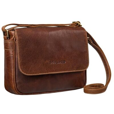 STILORD Élégant Sac Bandoulière Cuir Femme Vintage Petite Sacoche pour Sortir Crossbody Bag Sac à Main Femme Cuir Véritable Couleur:Cannes Marron - Publicité STILORD Élégant Sac Bandoulière Cuir Femme Vintage Petite Sacoche pour Sortir Crossbody Bag Sac à Main Femme Cuir Véritable Couleur:Cannes Marron - Publicité