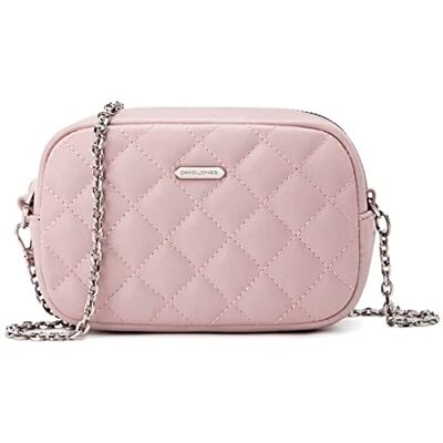 David Jones Petit Sac Bandoulière Matelassé Femme Mini Sac à Main Chaînes Porté Epaule Simili Cuir PU Besace Sacoche Pochette Sac Soirée Elégant Téléphone Shopping Voyage Rose - Publicité David Jones Petit Sac Bandoulière Matelassé Femme Mini Sac à Main Chaînes Porté Epaule Simili Cuir PU Besace Sacoche Pochette Sac Soirée Elégant Téléphone Shopping Voyage Rose - Publicité