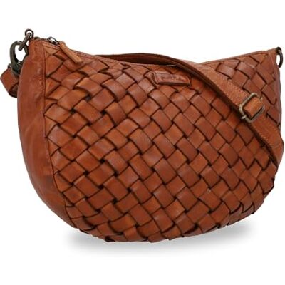Gusti Leder Gusti Sac Clover à bandoulière en cuir Sac à main Vintage Marron - Publicité Gusti Leder Gusti Sac Clover à bandoulière en cuir Sac à main Vintage Marron - Publicité