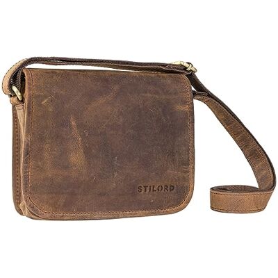 STILORD '' Sac a Main Femmes Bandoulieres Intemporel Femme Moyen en cuir sacoche Vintage Sac à main Femme en cuir véritable sac messager petit, Couleur:colorado marron - Publicité STILORD '' Sac a Main Femmes Bandoulieres Intemporel Femme Moyen en cuir sacoche Vintage Sac à main Femme en cuir véritable sac messager petit, Couleur:colorado marron - Publicité