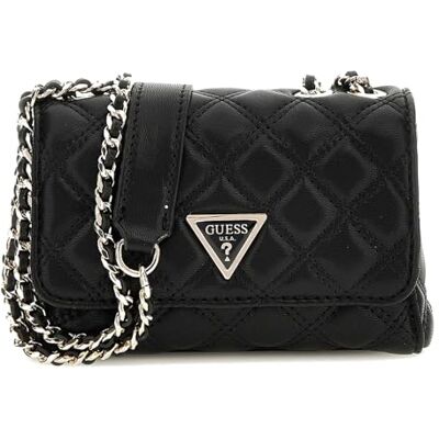 Guess Giully Mini 2 Compartment Convertible Flap XS Black - Publicité Guess Giully Mini 2 Compartment Convertible Flap XS Black - Publicité
