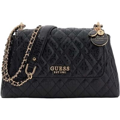 Guess sac à épaule bandoulière Isemay Convertible Xbody Flap Bag Black noir - Publicité Guess sac à épaule bandoulière Isemay Convertible Xbody Flap Bag Black noir - Publicité