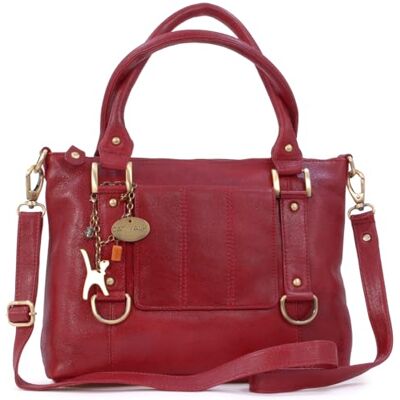Tigi Collection Handbags Grand Sac Porté Èpaule Femme Cuir Sac Cabas Tote Bag Avec Bandoulière Réglable et Détachable Rouge - Publicité Tigi Collection Handbags Grand Sac Porté Èpaule Femme Cuir Sac Cabas Tote Bag Avec Bandoulière Réglable et Détachable Rouge - Publicité