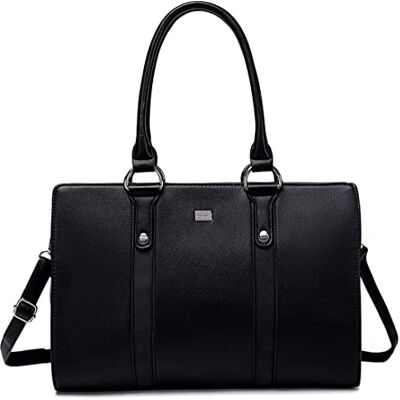 David Jones Sac à Main Femme Fille Cours Travail Business Multicolore XL Anse Longue Cuir PU Porte-Document Noir - Publicité David Jones Sac à Main Femme Fille Cours Travail Business Multicolore XL Anse Longue Cuir PU Porte-Document Noir - Publicité