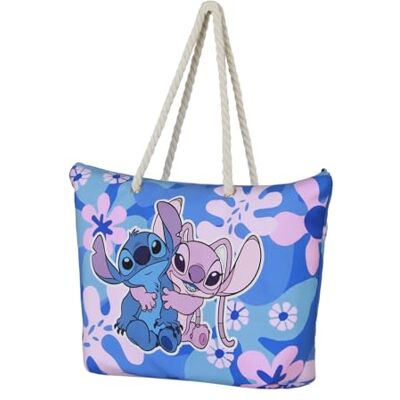 Disney Lilo et Stitch Hug-Sac de Plage Soleil, Rose, 52 x 37 cm - Publicité Disney Lilo et Stitch Hug-Sac de Plage Soleil, Rose, 52 x 37 cm - Publicité