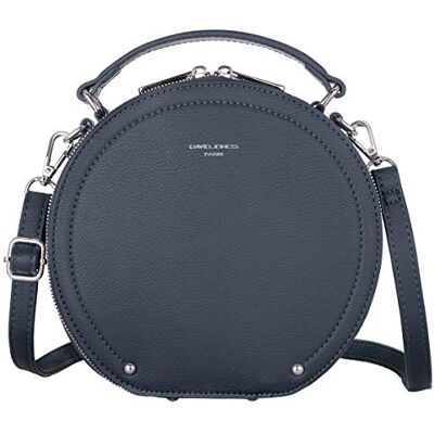 David Jones Sac Bandoulière Rond Porté Epaule Cuir PU Rigide Femme Besace avec Poignée Pochette Porté Croisé Travers Ville Mode Tendance Elégant Mignon Décontracté Bleu - Publicité David Jones Sac Bandoulière Rond Porté Epaule Cuir PU Rigide Femme Besace avec Poignée Pochette Porté Croisé Travers Ville Mode Tendance Elégant Mignon Décontracté Bleu - Publicité