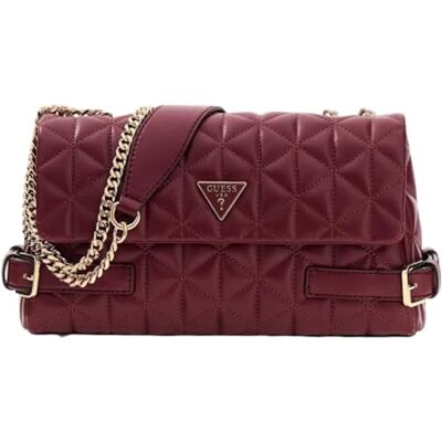 Guess sac à épaule bandoulière Paisleigh Convertible Xbody Flap Bag Burgundy bordeaux - Publicité Guess sac à épaule bandoulière Paisleigh Convertible Xbody Flap Bag Burgundy bordeaux - Publicité