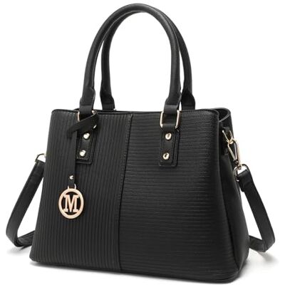 Miss Lulu Sac à Main Femme Simili Cuir Bandoulière Femme Cabas PU Porté Épaule Sac Travail Pochette Mode Sac Epaule, Shopper Dames Tote Travail Elégant Classique Chic - Publicité Miss Lulu Sac à Main Femme Simili Cuir Bandoulière Femme Cabas PU Porté Épaule Sac Travail Pochette Mode Sac Epaule, Shopper Dames Tote Travail Elégant Classique Chic - Publicité