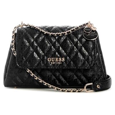 Guess Femme Isemay Convertible Crossbody Flap Sac à bandoulière, Noir, Taille Unique - Publicité Guess Femme Isemay Convertible Crossbody Flap Sac à bandoulière, Noir, Taille Unique - Publicité