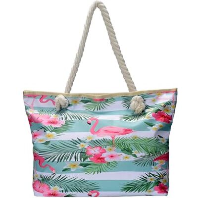 DonDon Grand sac de plage imperméable avec fermeture à glissière Sac shopping à bandoulière Rétro Hawaii - Publicité DonDon Grand sac de plage imperméable avec fermeture à glissière Sac shopping à bandoulière Rétro Hawaii - Publicité